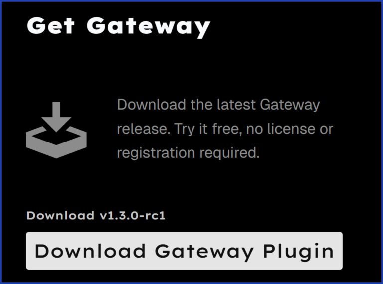 Get Gateway image.